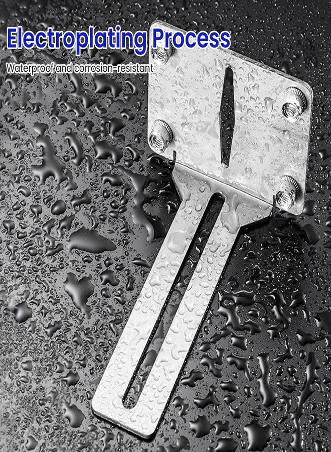 Serplex حامل جداري قابل للتعديل لمستوى الليزر من سيربلكس®، حامل تثبيت عالمي بقطر 1/4 بوصة، يناسب معظم مستويات الليزر الخطية، حامل جداري من الفولاذ المقاوم للصدأ، دعامة جدارية لمعظم مستويات الليزر - Image 5